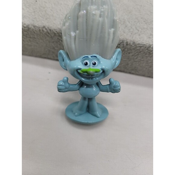 Dreamworks Trolls Diamond 3” Gray Glitter Troll Doll Figure Toy PVC Cake Topper - Picture 2 of 16